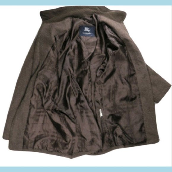 Burberry Mens Coat 6 L ? Short Jacket Nova Check Wool Tweed Fashion Vintage - Picture 4 of 12